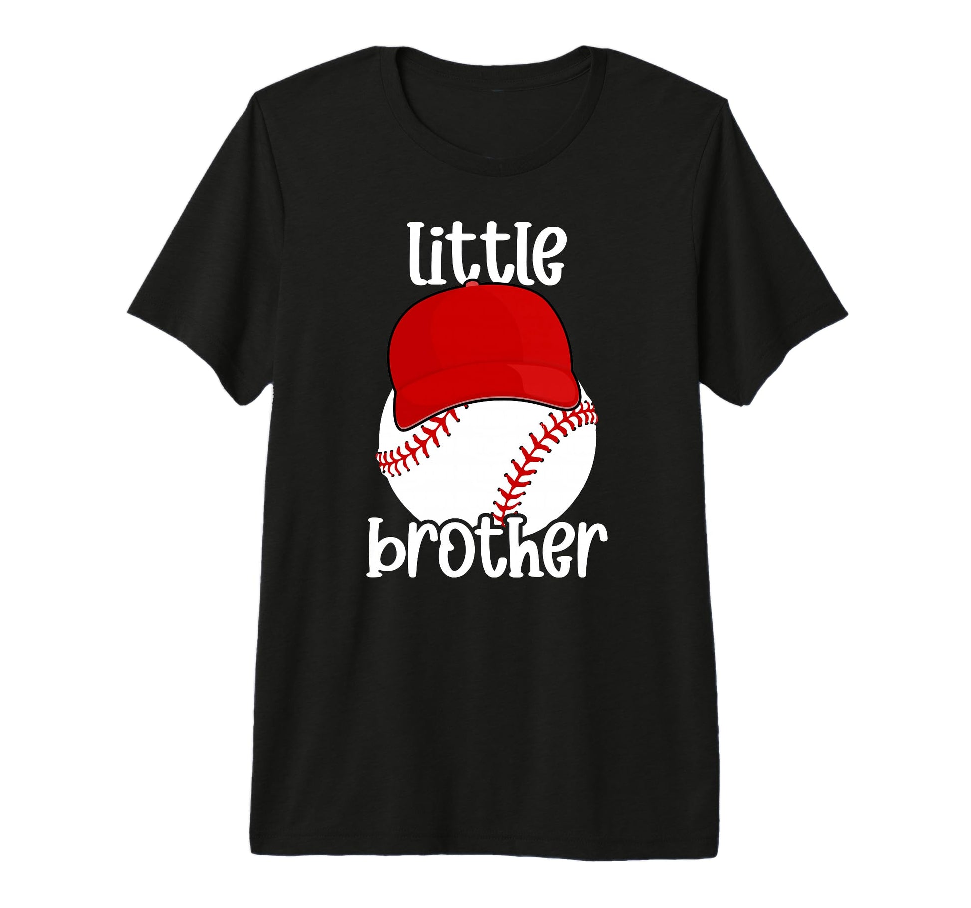 Little Brother Baseball Brother T-Shirt - Aesthetic Graphic Unisex - T-Shirt, Sweatshirt, Hoodie