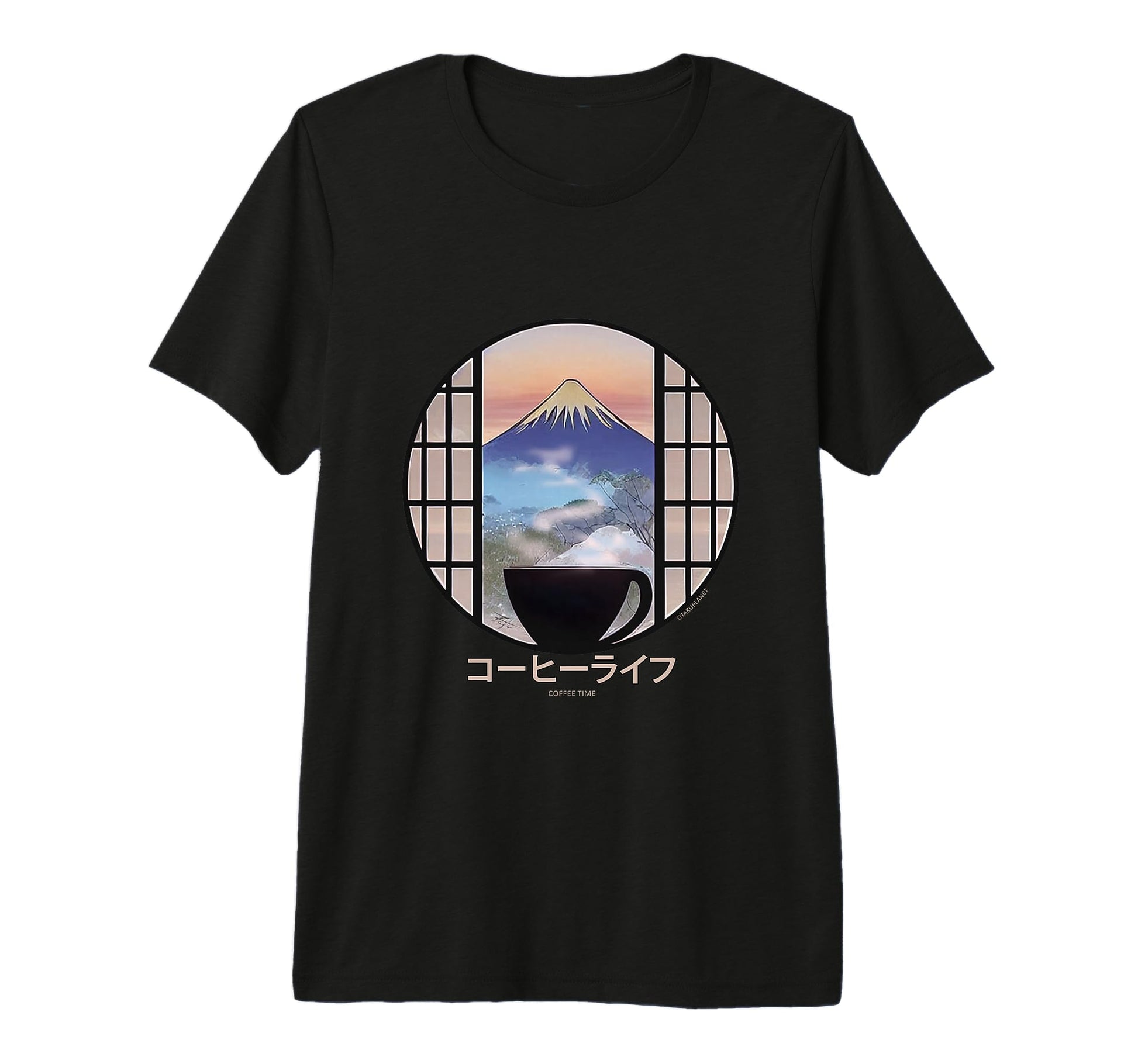Coffee Life Japanese Vaporwave Harajuku T-Shirt - Graphic Print Unisex - T-Shirt, Sweatshirt, Hoodie