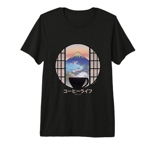 Coffee Life Japanese Vaporwave Harajuku T-Shirt - Graphic Print Unisex - T-Shirt, Sweatshirt, Hoodie