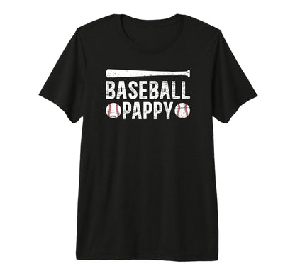 Mens Baseball Pappy Best Grandpa T-Shirt - Aesthetic Graphic Men Women - T-Shirt, Sweatshirt, Hoodie