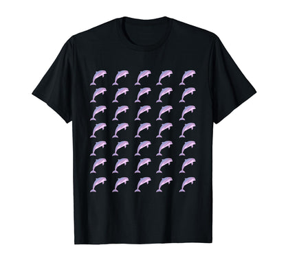 Dolphin Vaporwave Aesthetic T-Shirt - Minimalist Print for Adults - T-Shirt, Sweatshirt, Hoodie