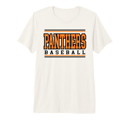 Panther Baseball Mom Game Day Orange T-Shirt - Unique Graphic Men Women - T-Shirt, Sweatshirt, Hoodie
