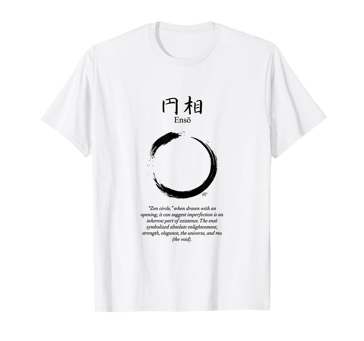 Enso Japanese Calligraphy Harajuku Vibes T-Shirt - Graphic Print Unisex - T-Shirt, Sweatshirt, Hoodie