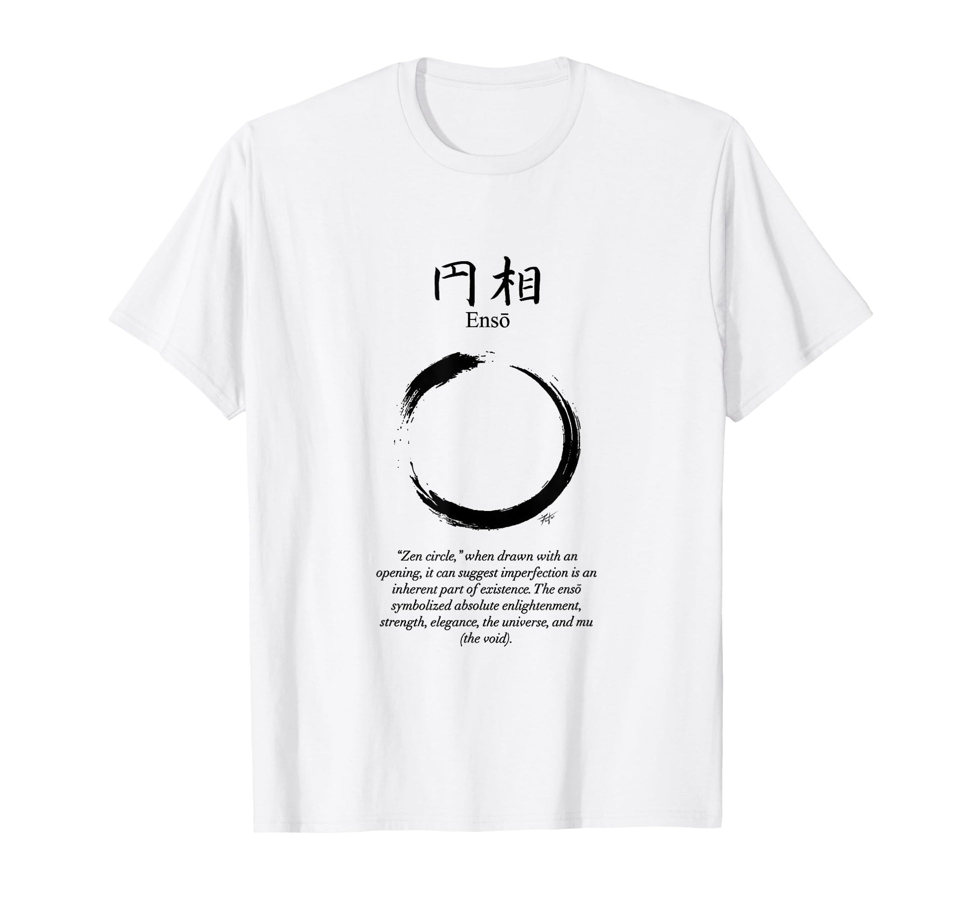Enso Japanese Calligraphy Harajuku Vibes T-Shirt - Graphic Print Unisex - T-Shirt, Sweatshirt, Hoodie