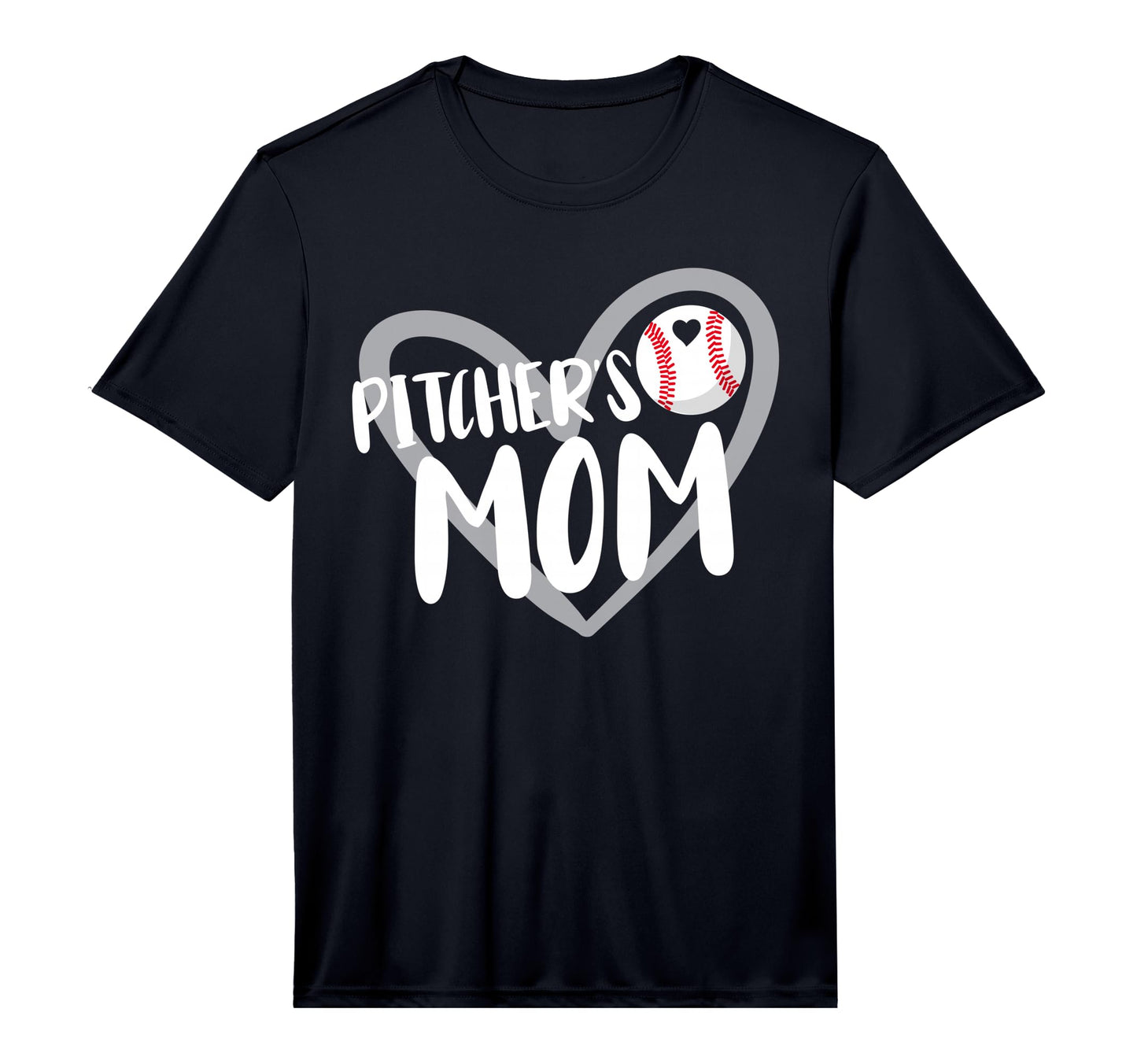 Baseball Pitchers Mom Performance T-Shirt - Trendy Graphic for Adults - T-Shirt, Sweatshirt, Hoodie