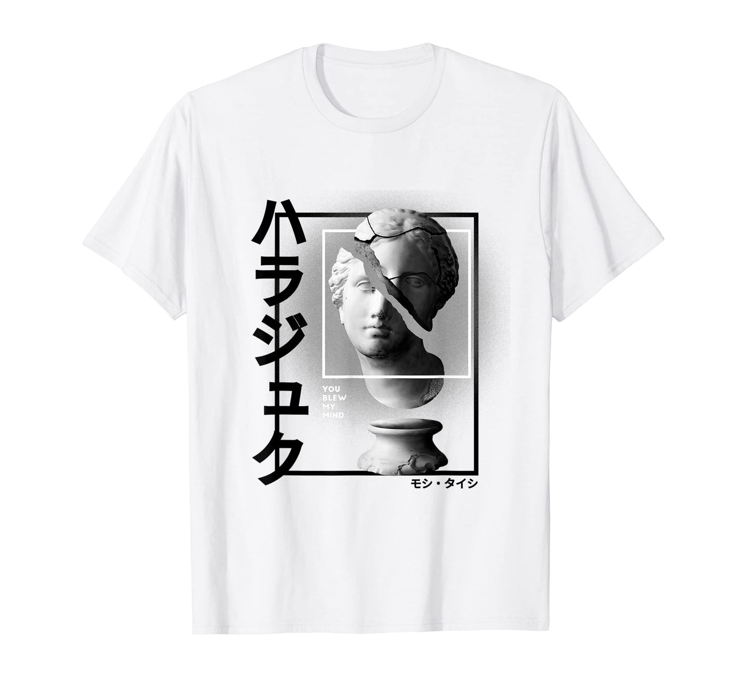 Vaporwave Statue Aesthetic Art Glitch T-Shirt - Streetwear Style Unisex - T-Shirt, Sweatshirt, Hoodie