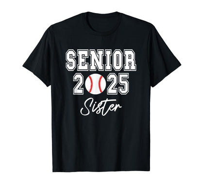 Class 2025 Baseball Player Graduating T-Shirt - Graphic Print for Adults - T-Shirt, Sweatshirt, Hoodie