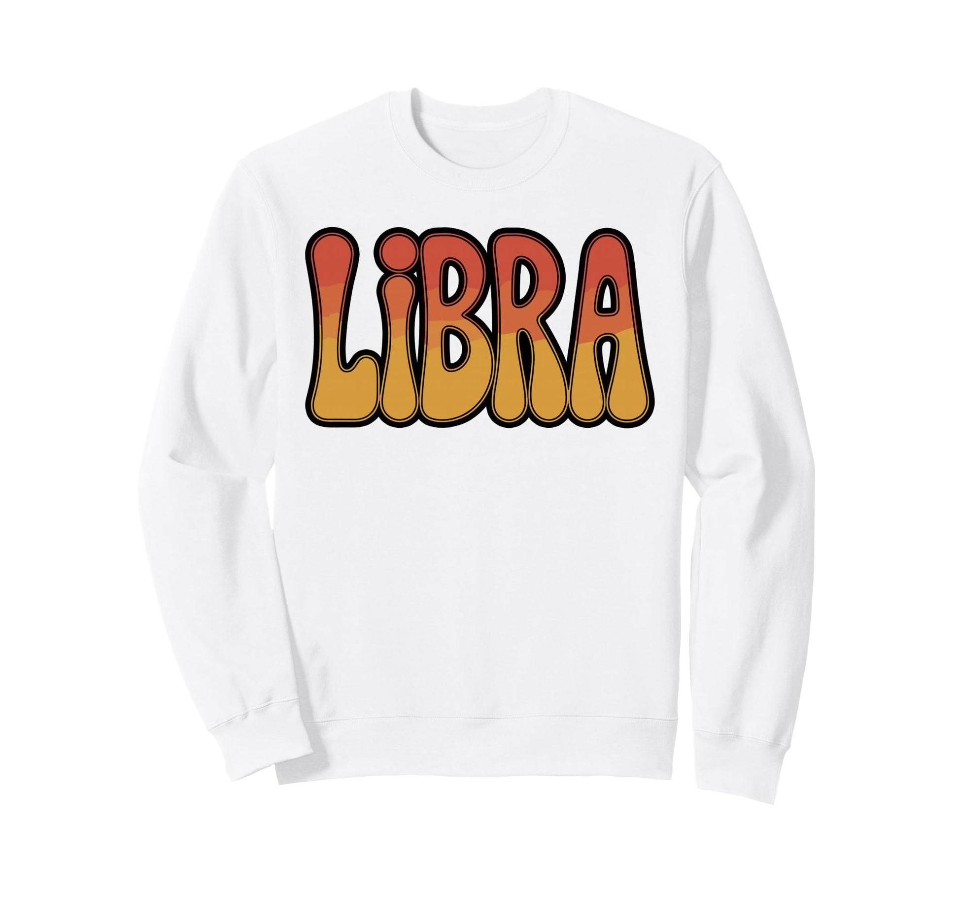 Libra Rainbow Zodiac Sweatshirt - Trendy Graphic Unisex - T-Shirt, Sweatshirt, Hoodie