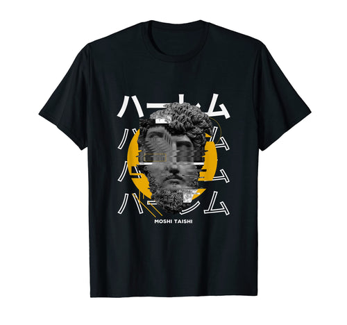 Vaporwave Statue Aesthetic Art T-Shirt - Fun Novelty Design for Adults - T-Shirt, Sweatshirt, Hoodie