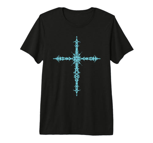 Y2K 90S Goth Cross Emo Grunge Alt Tri T-Shirt - Streetwear Style Men Women - T-Shirt, Sweatshirt, Hoodie