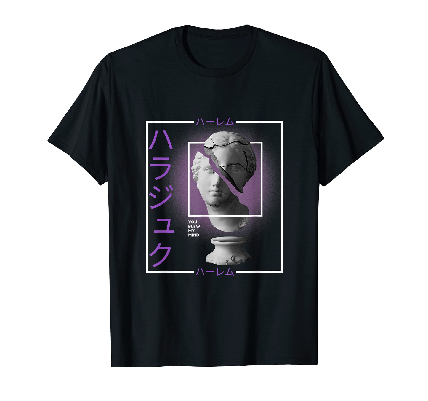 Vaporwave Statue Aesthetic Art Glitch T-Shirt - Minimalist Print Unisex - T-Shirt, Sweatshirt, Hoodie