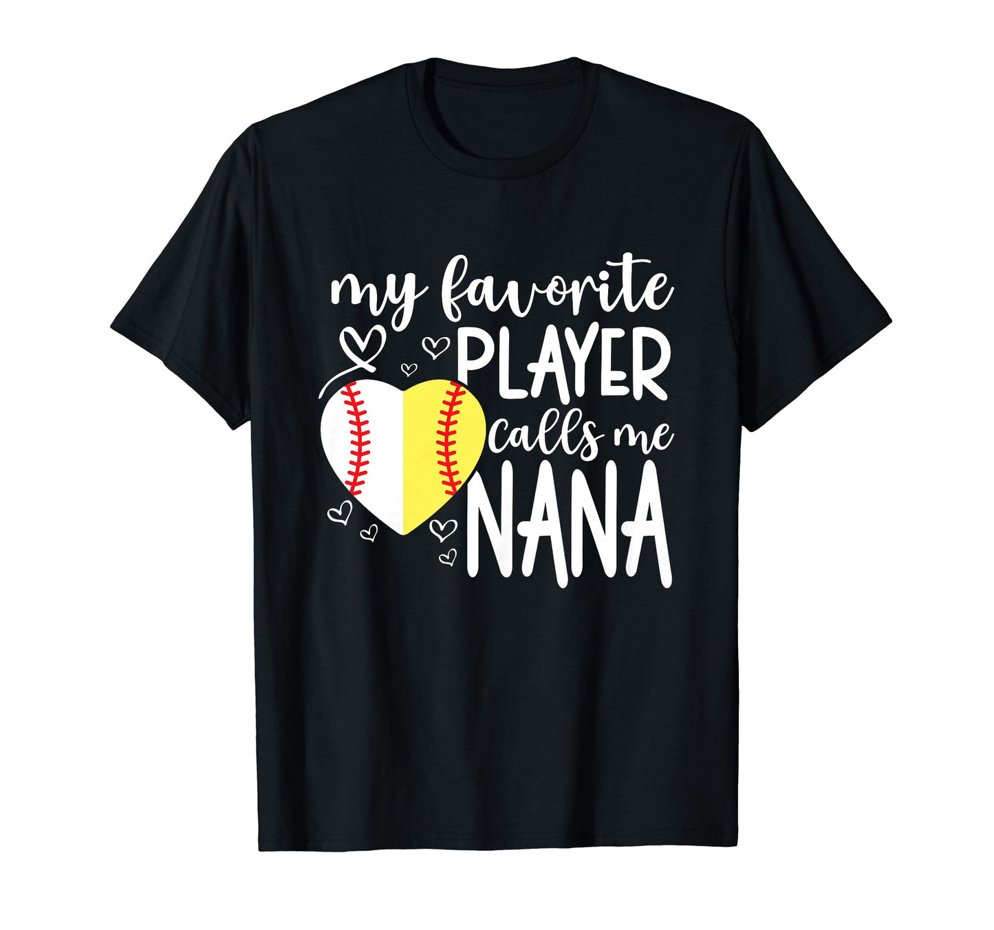 My Favorite Baseball Softball T-Shirt - Custom Art Print for Adults - T-Shirt, Sweatshirt, Hoodie