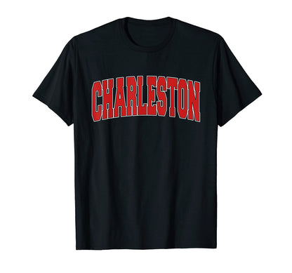 Charleston Wv West Virginia Varsity Usa T-Shirt - Trendy Graphic Unisex - T-Shirt, Sweatshirt, Hoodie