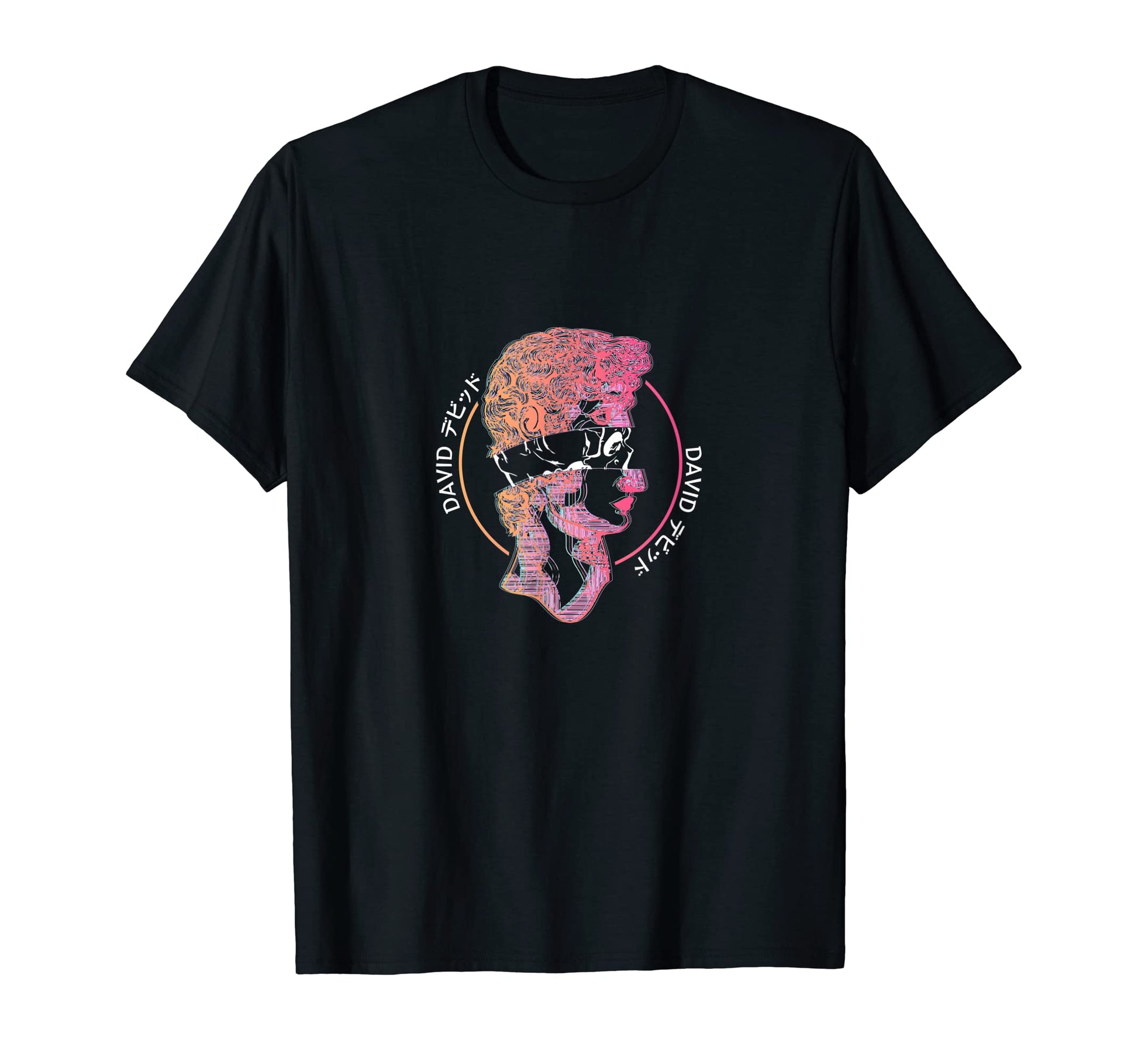 Vaporwave Aesthetic David Statue T-Shirt - Casual Everyday Wear Men Women - T-Shirt, Sweatshirt, Hoodie