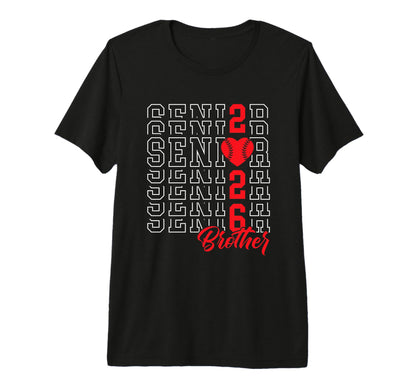 Baseball Senior Brother Graduation T-Shirt - Streetwear Style Men Women - T-Shirt, Sweatshirt, Hoodie