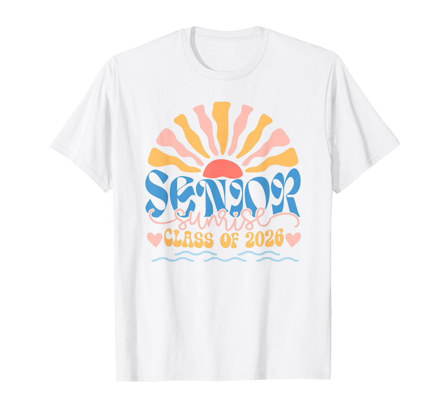 Senior Sunrise 2026 Boho Colorful T-Shirt - Fun Novelty Design for Adults - T-Shirt, Sweatshirt, Hoodie