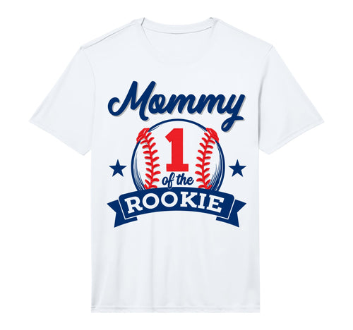 Mens Mommy Rookie 1St Birthday T-Shirt - Trendy Graphic for Adults - T-Shirt, Sweatshirt, Hoodie
