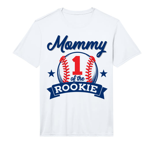 Mens Mommy Rookie 1St Birthday T-Shirt - Trendy Graphic for Adults - T-Shirt, Sweatshirt, Hoodie