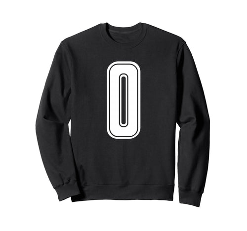 White Sport Team Number 0 Sweatshirt - Custom Art Print Men Women - T-Shirt, Sweatshirt, Hoodie