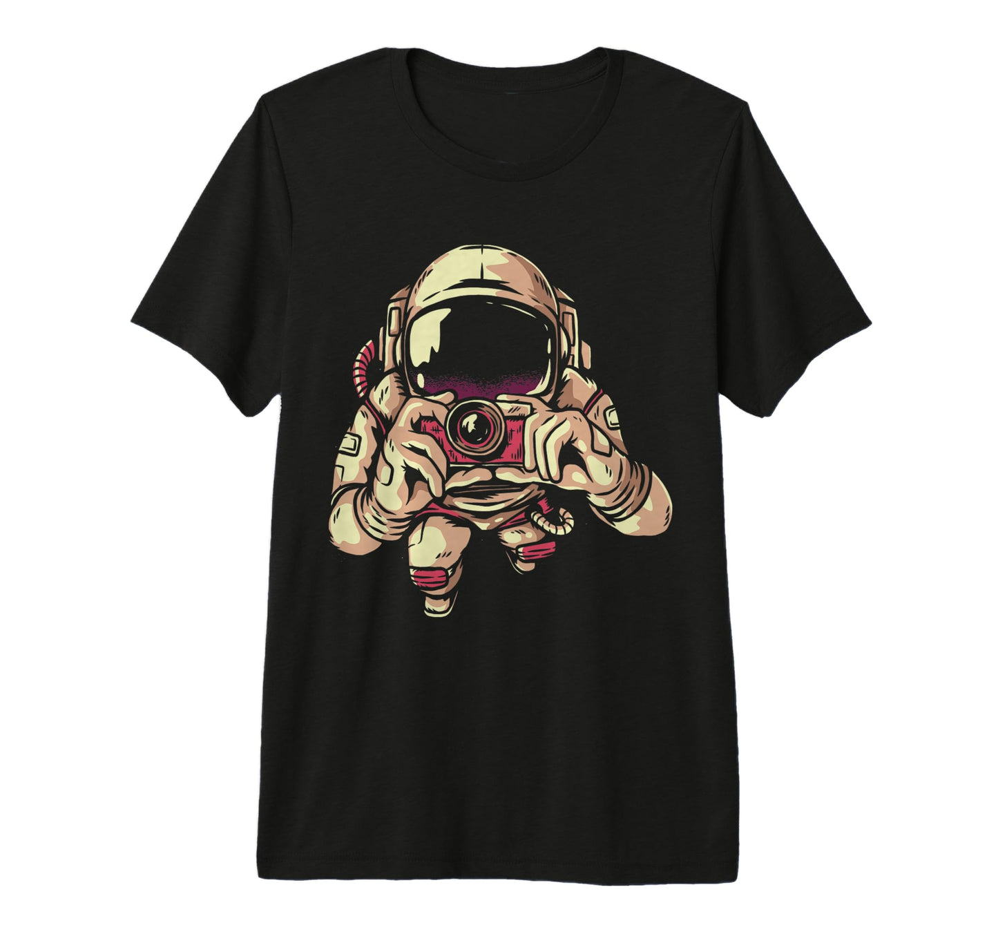 Vaporwave Aesthetic Astronaut Tri Blend T-Shirt - Trendy Graphic Unisex - T-Shirt, Sweatshirt, Hoodie