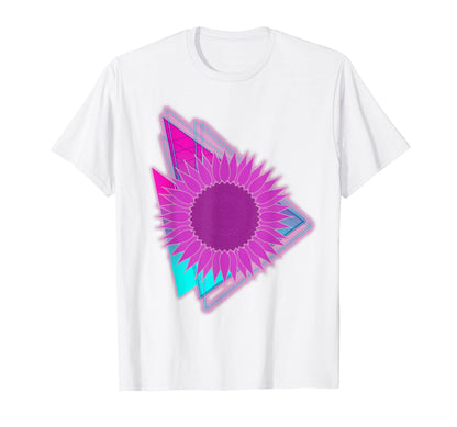 Flower Blossom 80S Art T-Shirt - Casual Everyday Wear for Adults - T-Shirt, Sweatshirt, Hoodie
