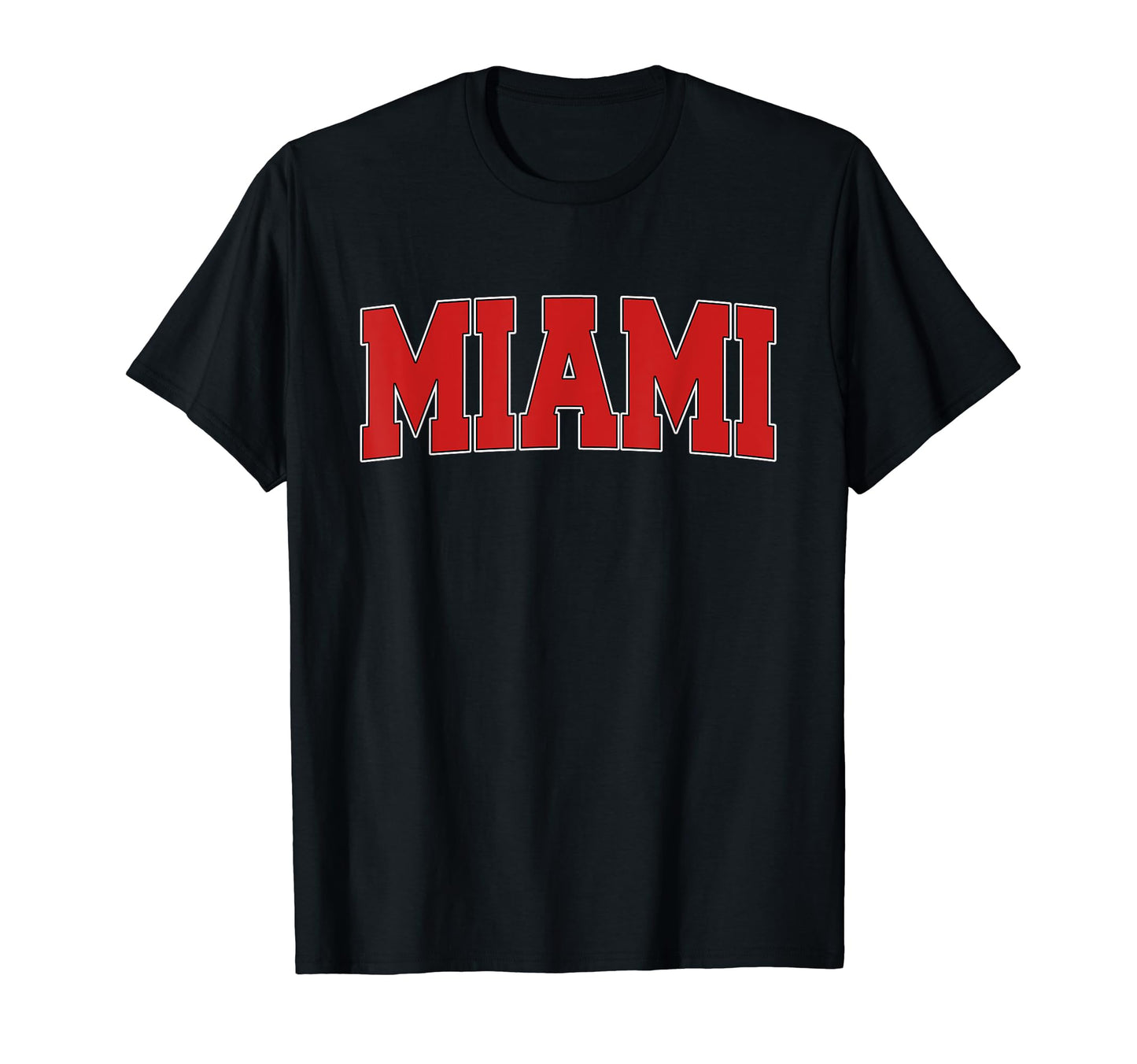 Miami Ok Oklahoma Varsity Usa Sports T-Shirt - Minimalist Print Unisex - T-Shirt, Sweatshirt, Hoodie