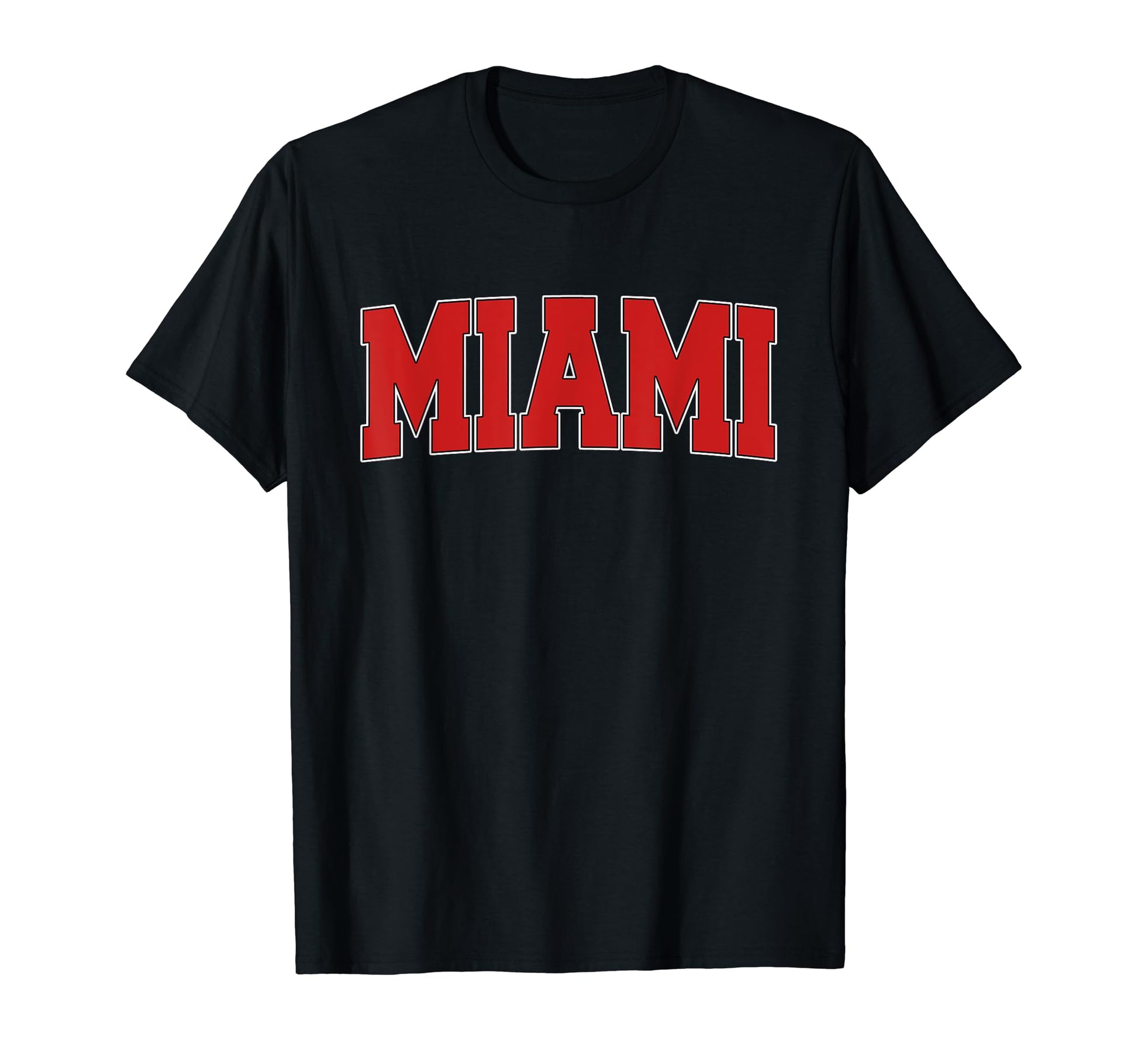 Miami Ok Oklahoma Varsity Usa Sports T-Shirt - Minimalist Print Unisex - T-Shirt, Sweatshirt, Hoodie