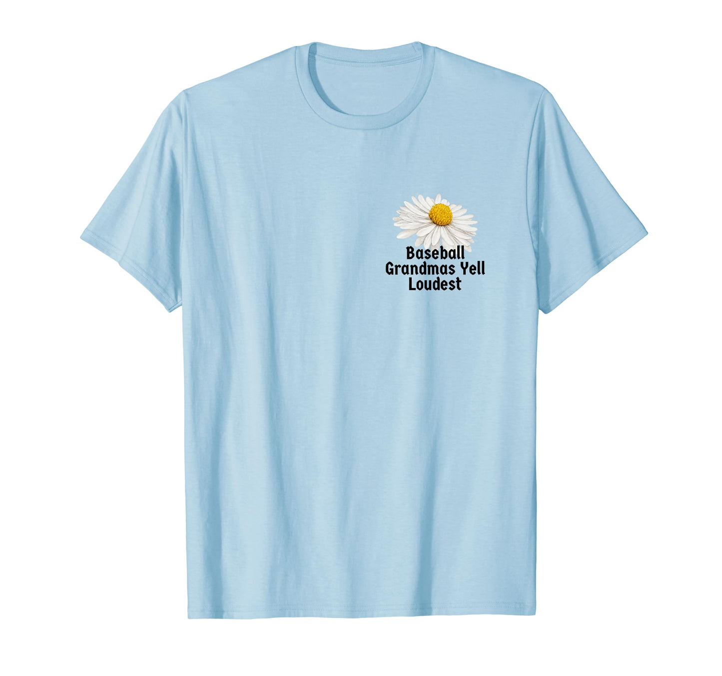Botanical Baseball Grandmas Yell T-Shirt - Fun Novelty Design for Adults - T-Shirt, Sweatshirt, Hoodie