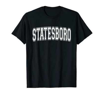 Statesboro Ga Georgia Usa Sports Varsity T-Shirt - Trendy Graphic Unisex - T-Shirt, Sweatshirt, Hoodie