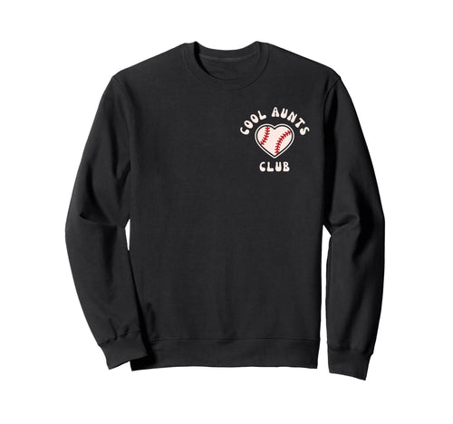 Aunts Club Funny Baseball Auntie Sweatshirt - Unique Graphic Men Women - T-Shirt, Sweatshirt, Hoodie