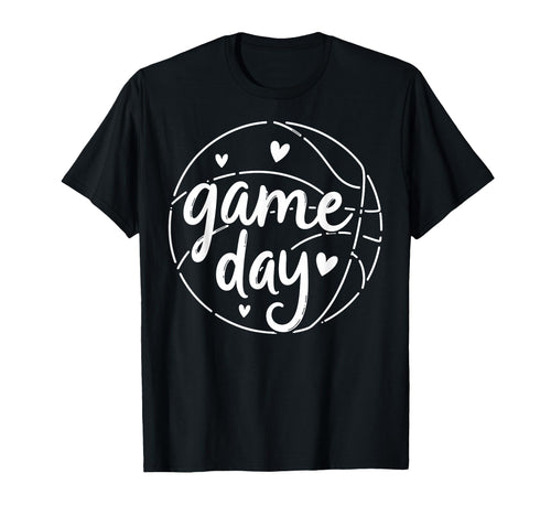 Game Day Vibes Basketball Player Fan T-Shirt - Minimalist Print for Adults - T-Shirt, Sweatshirt, Hoodie