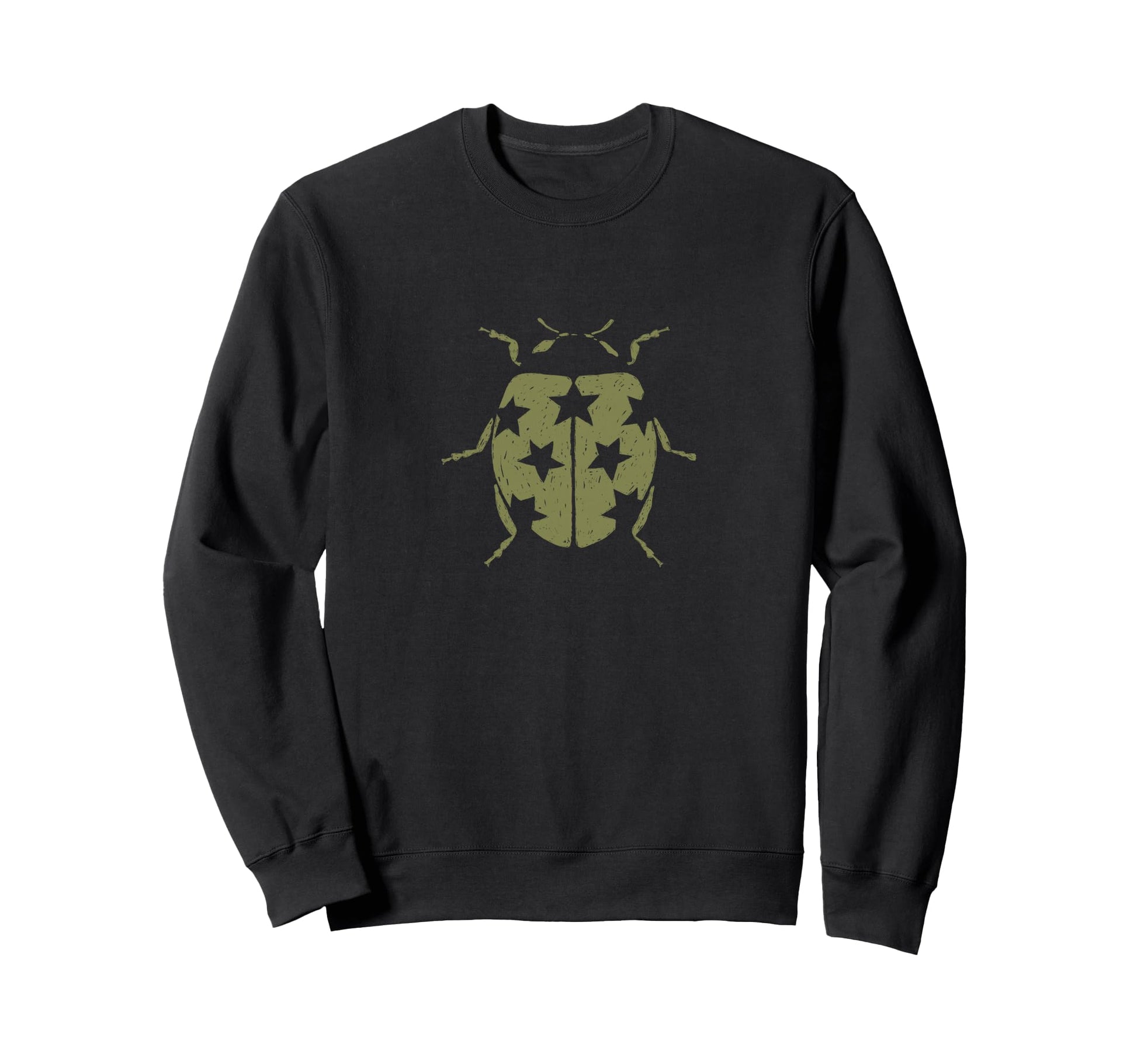 Fairy Grunge Ladybug Star Dots Whimsy Sweatshirt - Trendy Graphic Unisex - T-Shirt, Sweatshirt, Hoodie