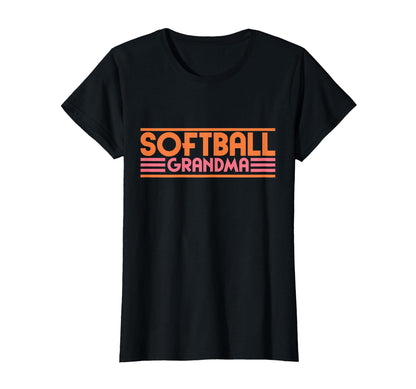 Softball Grandma Softball Game Softball T-Shirt - Graphic Print for Adults - T-Shirt, Sweatshirt, Hoodie