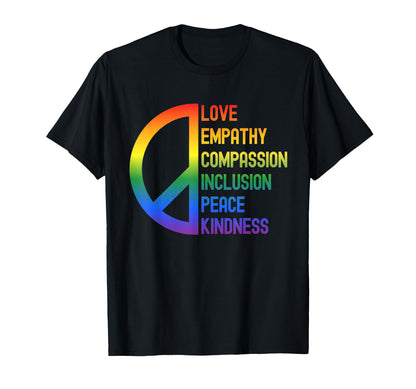 Spread Love Empathy Compassion Peace T-Shirt - Aesthetic Graphic Unisex - T-Shirt, Sweatshirt, Hoodie