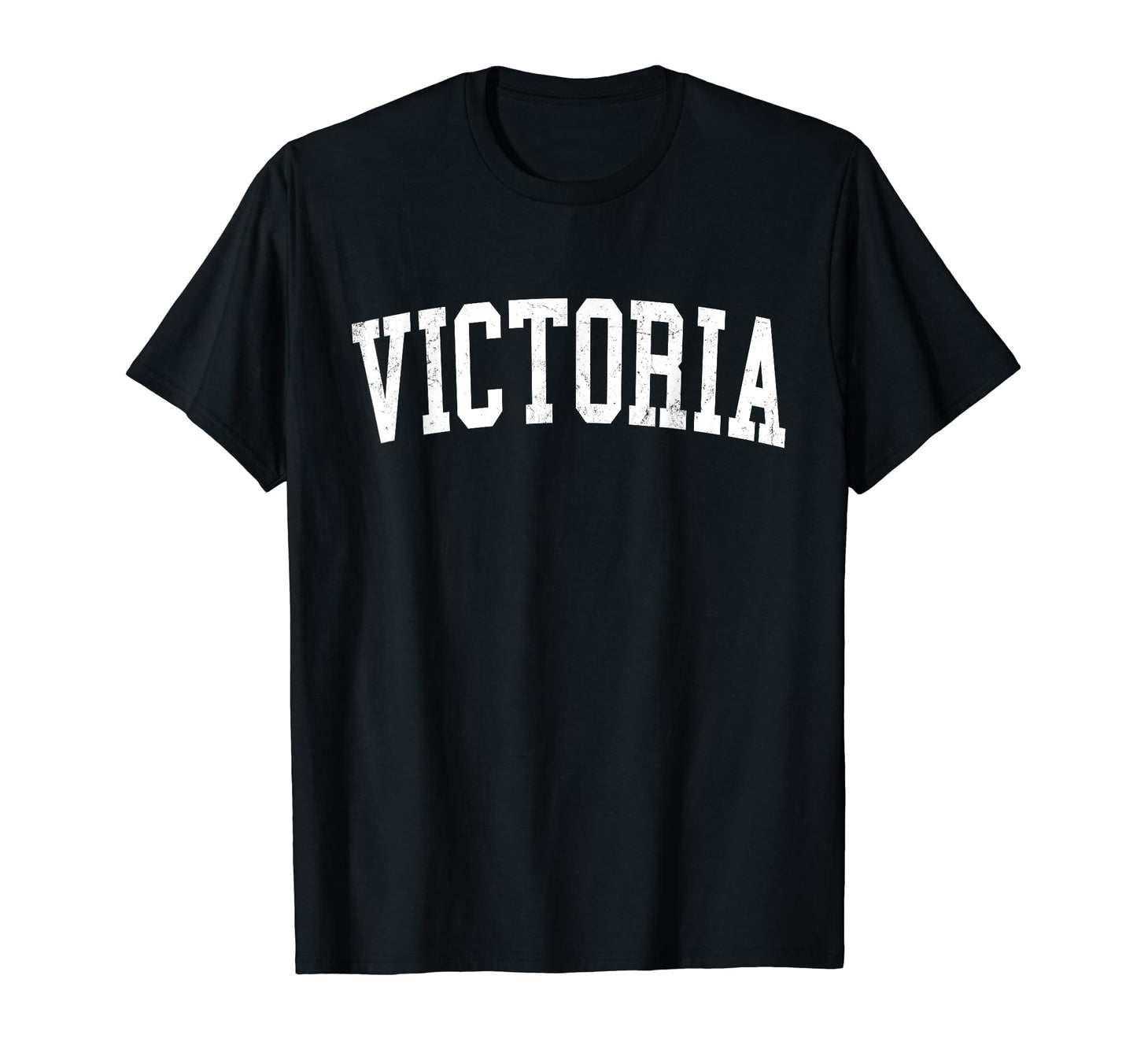 Victoria Tx Distressed White T-Shirt - Casual Everyday Wear Men Women - T-Shirt, Sweatshirt, Hoodie