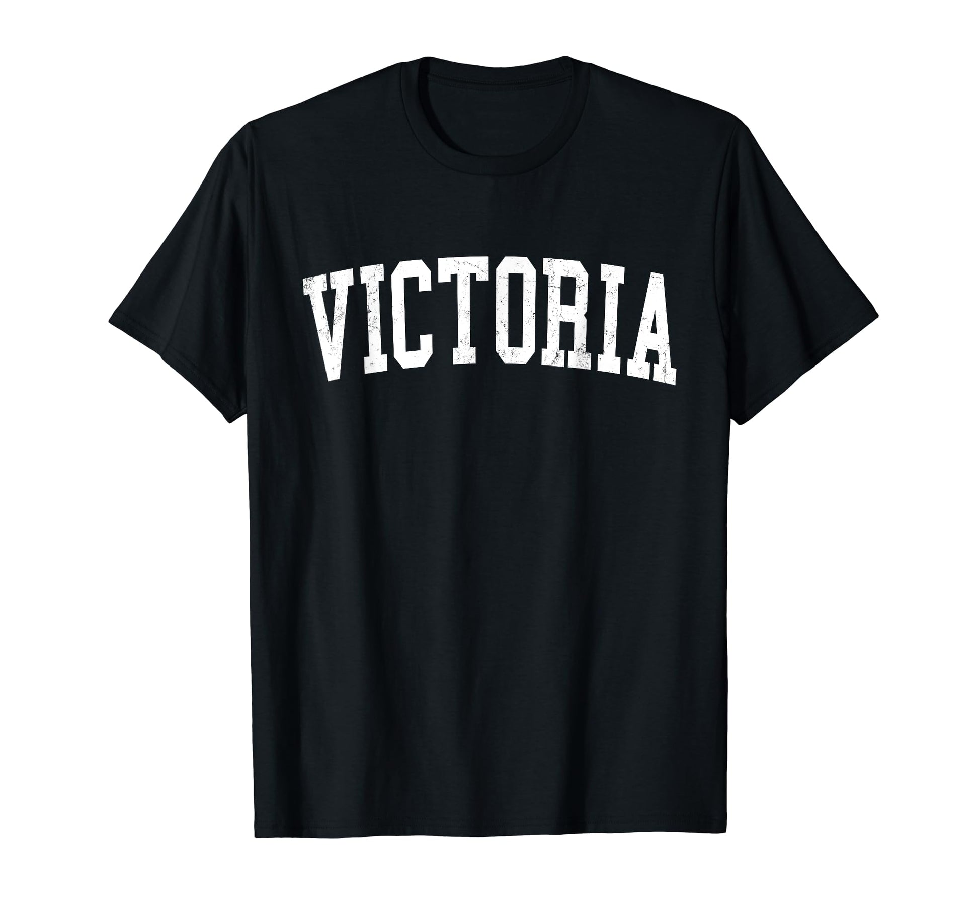 Victoria Tx Distressed White T-Shirt - Casual Everyday Wear Men Women - T-Shirt, Sweatshirt, Hoodie