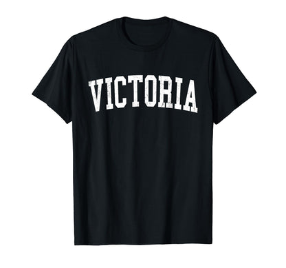 Victoria Tx Distressed White T-Shirt - Casual Everyday Wear Men Women - T-Shirt, Sweatshirt, Hoodie