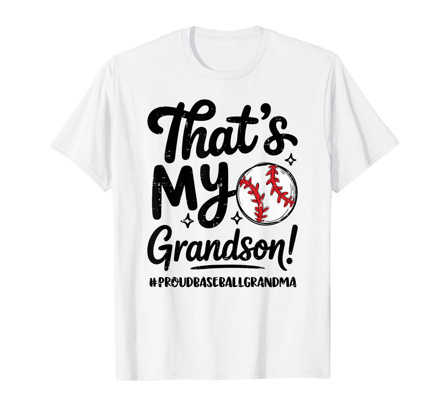 Thats My Grandson Proud Baseball T-Shirt - Custom Art Print for Adults - T-Shirt, Sweatshirt, Hoodie