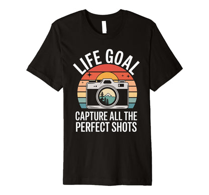 Photographer Camera Funny Photography T-Shirt - Novelty Apparel for Adults - T-Shirt, Sweatshirt, Hoodie