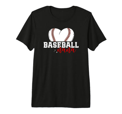 Baseball Nana Grandma Proud Nana T-Shirt - Trendy Graphic Men Women - T-Shirt, Sweatshirt, Hoodie