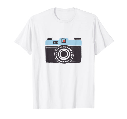Painted Camera Photography Art T-Shirt - Aesthetic Graphic Men Women - T-Shirt, Sweatshirt, Hoodie