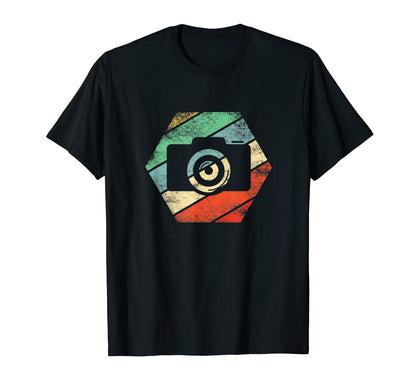 Camera Lens Camera Photographer T-Shirt - Minimalist Print Men Women - T-Shirt, Sweatshirt, Hoodie