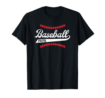 Baseball Papa Baseball Player Papa T-Shirt - Unique Graphic for Adults - T-Shirt, Sweatshirt, Hoodie