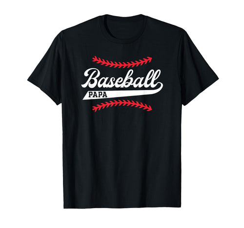 Baseball Papa Baseball Player Papa T-Shirt - Unique Graphic for Adults - T-Shirt, Sweatshirt, Hoodie