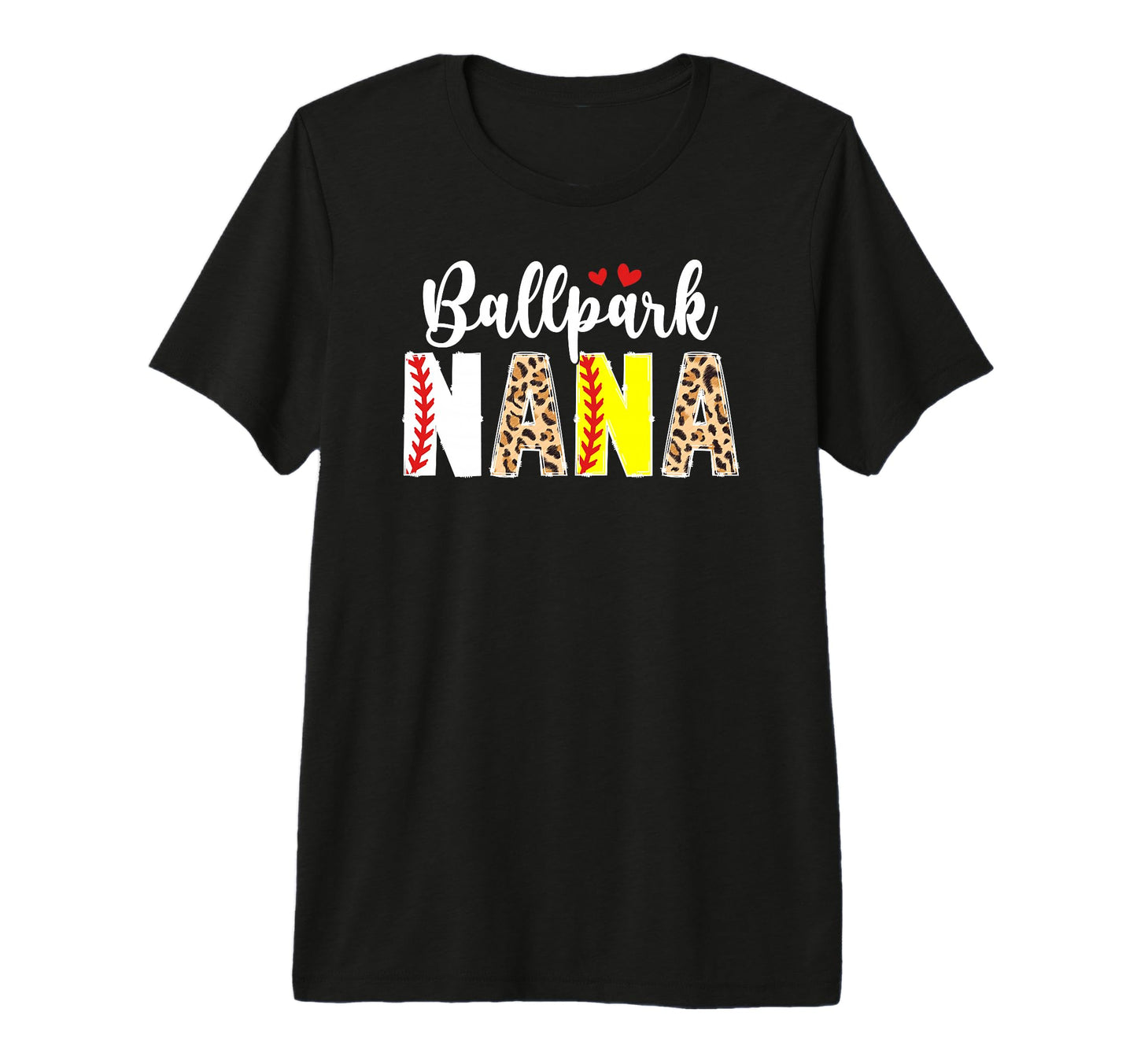 Ballpark Nana Baseball Softball T-Shirt - Casual Everyday Wear for Adults - T-Shirt, Sweatshirt, Hoodie