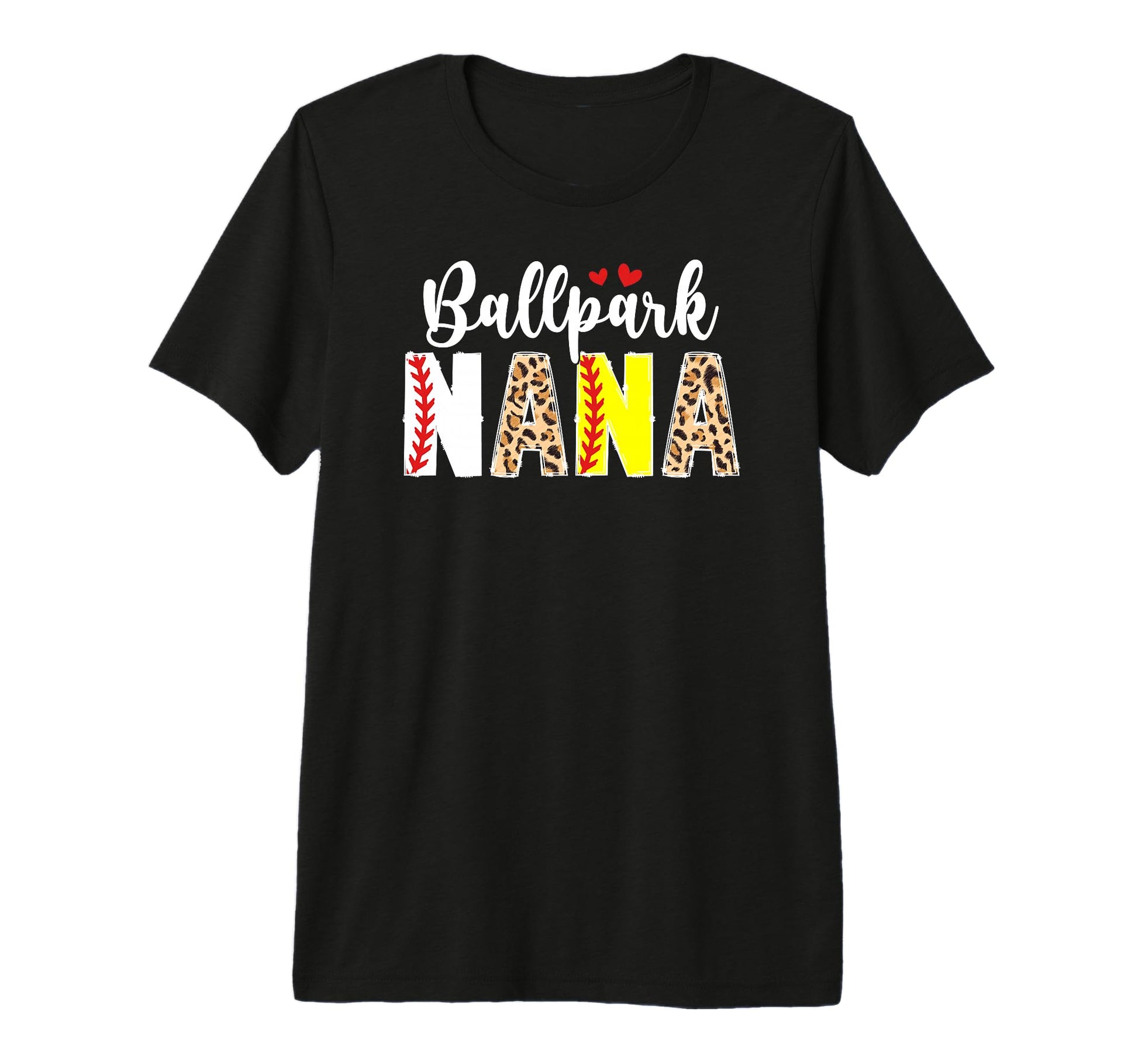 Ballpark Nana Baseball Softball T-Shirt - Casual Everyday Wear for Adults - T-Shirt, Sweatshirt, Hoodie