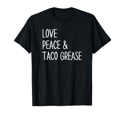 Funny Mexican Food Taco Lovers Love T-Shirt - Minimalist Print for Adults - T-Shirt, Sweatshirt, Hoodie