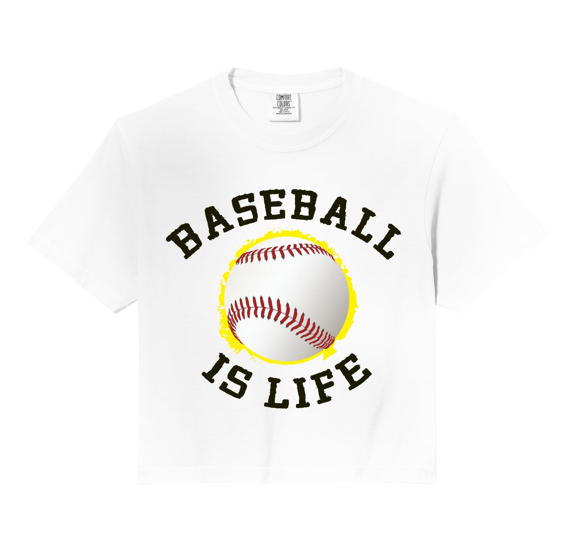 Baseball Is Life Player Fan Coach Hoodie - Fun Novelty Design for Adults - T-Shirt, Sweatshirt, Hoodie