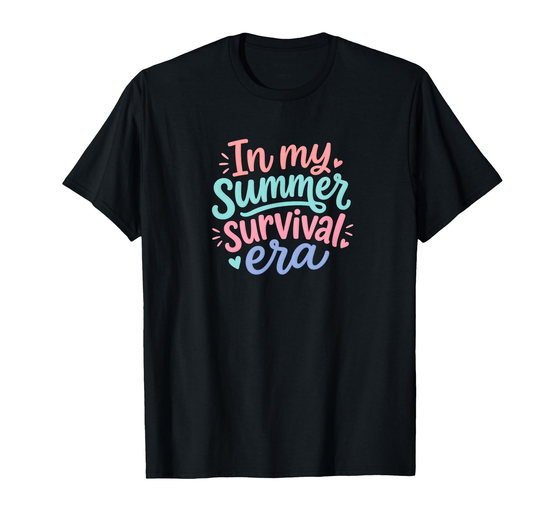 My Summer Survival Era Funny Mom T-Shirt - Fun Novelty Design for Adults - T-Shirt, Sweatshirt, Hoodie