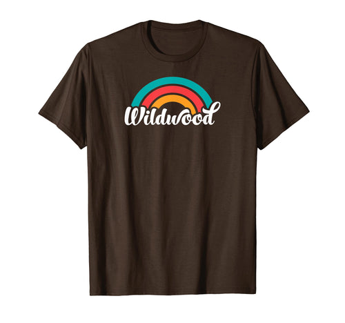 Wildwood Nj Script Rainbow T-Shirt - Graphic Print Men Women - T-Shirt, Sweatshirt, Hoodie